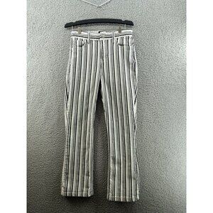 Urban Outfitters BDG  Black & White Striped Ankle Straight Leg Jeans Size 26